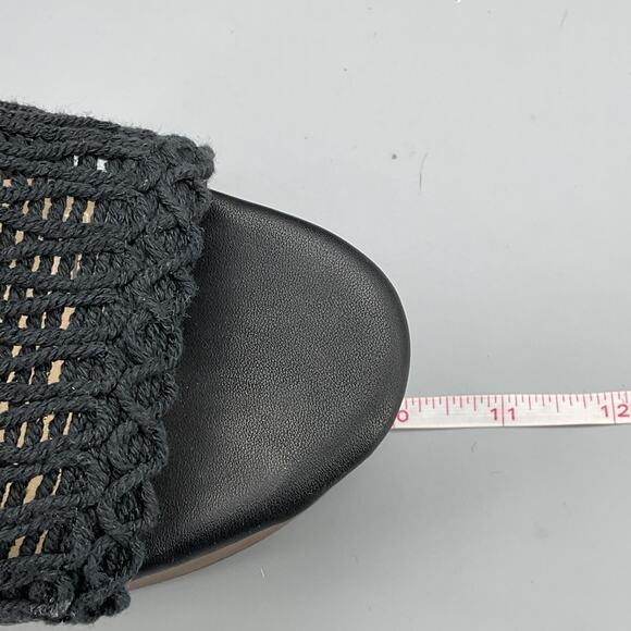 NEW Jessica Simpson Women’s Timia Woven Slingback Platform Sandals Black Size 9M - Picture 7 of 10